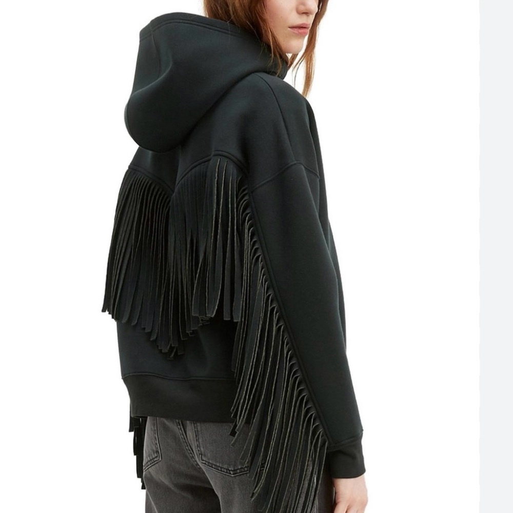 Levi's Black Fringe Hoodie - Picture 2 of 6